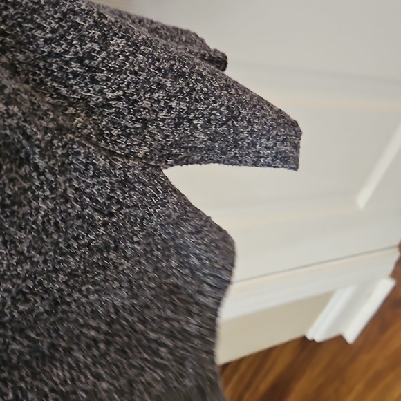 Talbots Dark Gray Sleeveless Marled Gray Textured Knit Top Plus Sz 2X - Picture 6 of 8